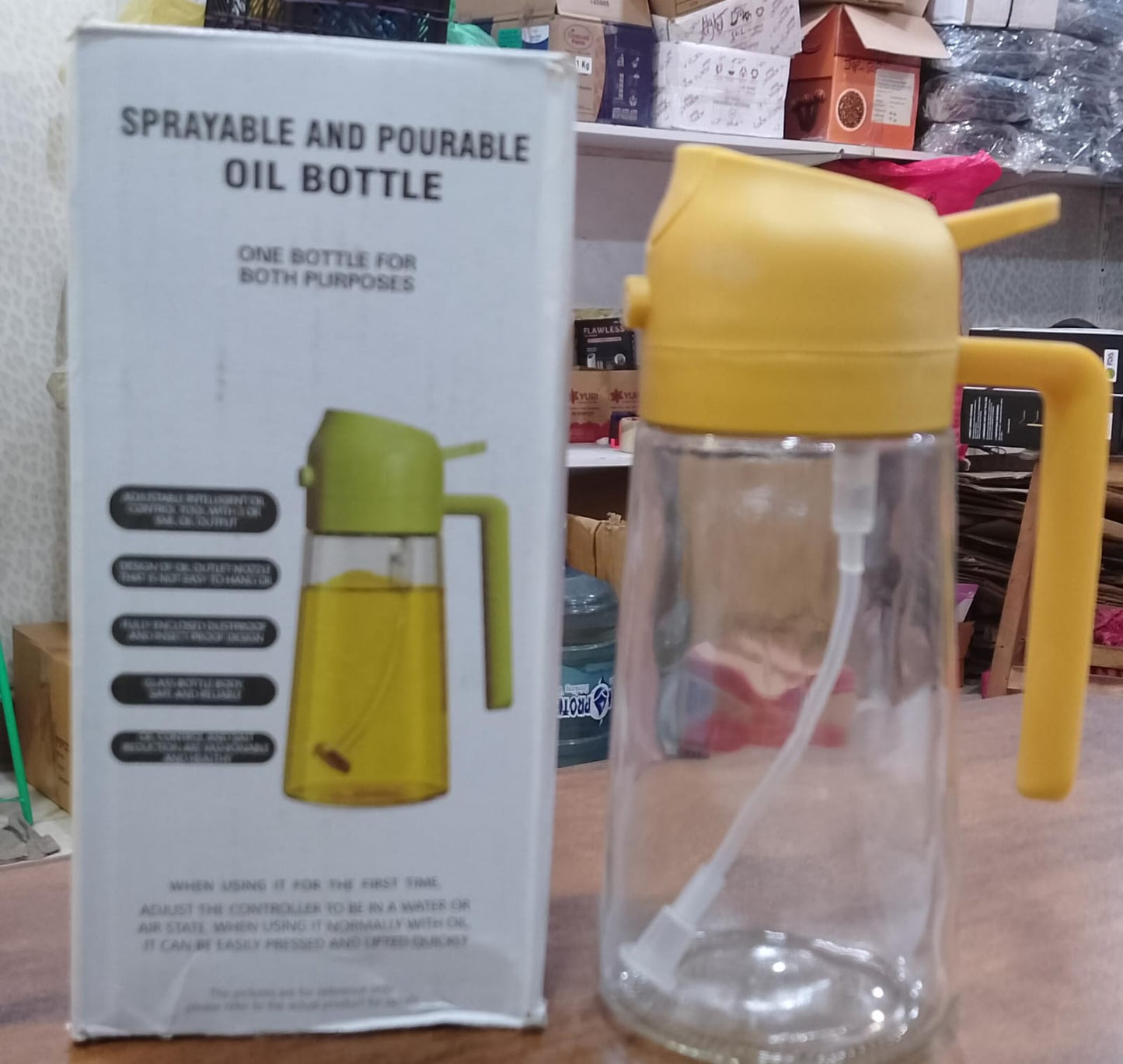 2 In 1 Oil Sprayer Bottle