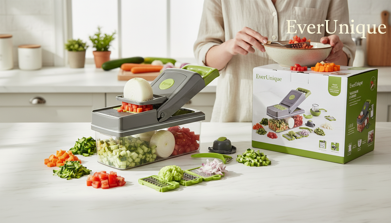 16-In-1 Multifunctional Vegetable Chopper & Slicer