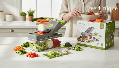 16-In-1 Multifunctional Vegetable Chopper & Slicer