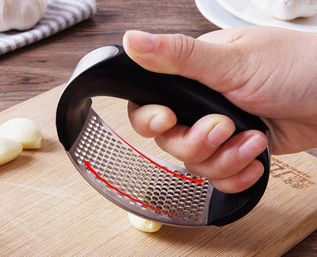 Manual Garlic Press Rocker with Handle