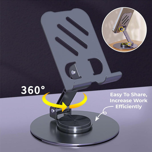 Mobile Holder Tablet Stand 360 Rotatable Adjustable Foldable