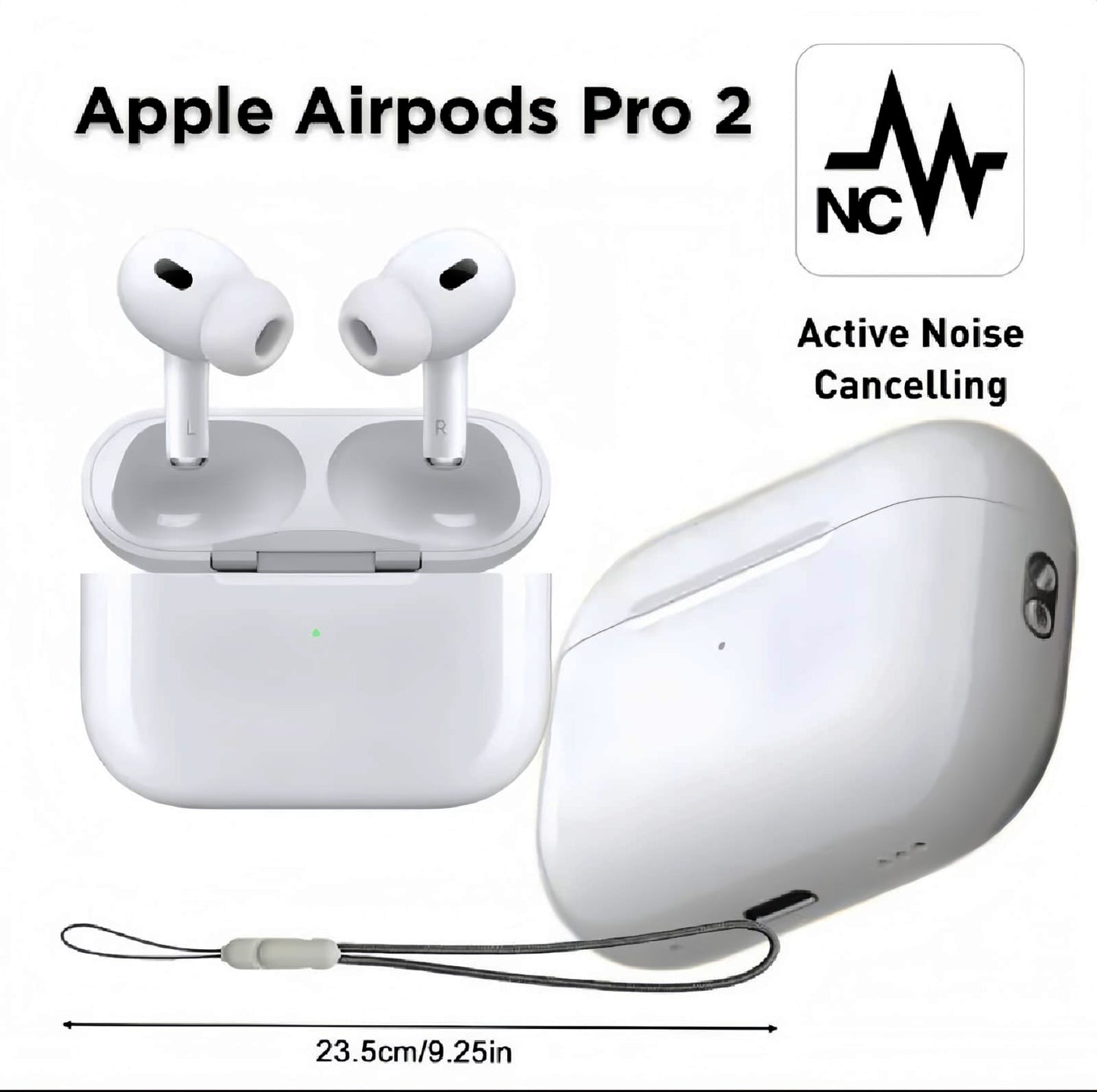 AirPods Pro 2nd Generation Replica – ANC Wireless Bluetooth Earbuds